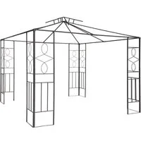 habeig Grillpavillon Pavillongestell Metall Pavillon 3x3m Ersatzgestänge Ersatzgestell, 300 cm breit