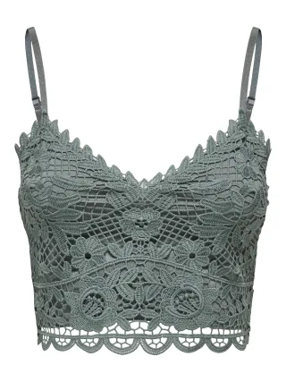 ONLY - ONLHONEY STRAP TOP JRS Balsam Green - Gr. - L