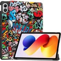 Wigento Tablet-Hülle Für Xiaomi Redmi Pad 2 Pro 12.1" 3folt Wake UP Smart Hülle Graffiti, Milchstraße Design, 3-Fold Standfunktion