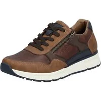 Rieker Sneaker mit gepolstertem Schaftrand, Freizeitschuh, Halbschuh, Schnürschuh