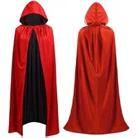 FASCHINFEVER Umhang Umhang mit Kaputze - Halloween Kostüm Herren & Damen