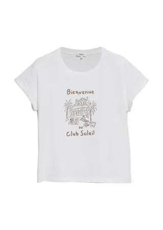 s.Oliver - T-Shirt weiß - Gr. - 36