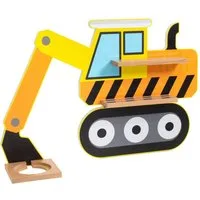 kamelshopping Wandregal Regal für Kinder Audiobox und Hör-Figuren, aus Holz, Wandregal für Musikbox, inkl. Montagematerial