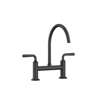 Dornbracht Zweiloch-Brückenbatterie für Spül-/ Profibrause VAIA 19815809 Schwarz matt 19815809-33