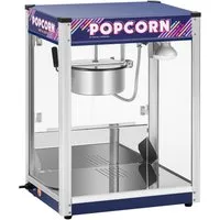 Royal Catering Popcornmaschine Popcornmaker 1500 W 5 kg/h blau Popcornautomat Teflonbeschichtung