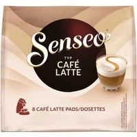 Philips Senseo Kaffee Café Latte, 8 Pads