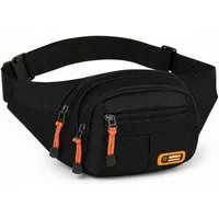 StellarLuma Umhängetasche Umhängetasche Bauchtasche Set Crossbody Sling Bag Outdoor Schwarz (Spar-Set), Umhängetasche und Bauchtasche, auch als 2er Set separat anwählbar.