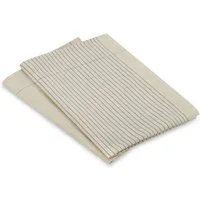 ROSS Geschirrtuch Geschirrtücher 2er-Set 927 2x HL + Banderole, (Set, 2-tlg., 2er-Set mit Banderole), Zwirn- Halbleinen