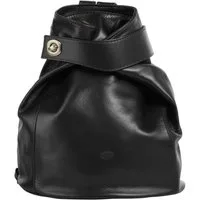 Piké Cityrucksack, echt Leder, Made in Italy