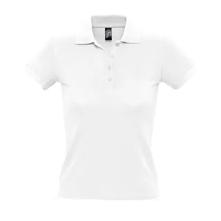 SOLS - PEOPLE Kurzarm Polo-Shirt - Damen (Weiß)