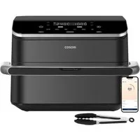 Cosori Fritteuse, 2800 W, 10L Fassungsvermögen (2 x 5L), jeweils 2 Heizelemente oben und unten