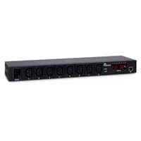 19" Steckdosenleiste Argus SW-0816, 8-fach schwarz, per Fernzugang via Webinterface schaltbar