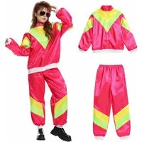 FASCHINFEVER Kostüm Overall Retro – 80er-Jahre Kostüm im klassischen Vintage-Look Fasching