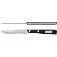 Güde Messer Solingen Allzweckmesser Universalmesser, 10 cm - Edelstahl - schwarz-weißem Griff
