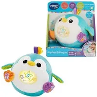 Vtech® Plüschfigur Vtech Baby, Hüpfspaß-Pinguin, mit Aufnahmefunktion