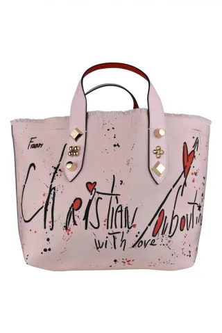 Christian Louboutin Kleine Einkaufstasche Frangibus Rosa