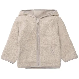 STACCATO - Kn.-Teddyjacke dark taupe - Gr. - 74