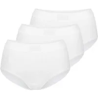 sloggi Maxislip 3er Pack Double Comfort T (Spar-Set, 3-St) Maxi Slip - Baumwolle - Atmungsaktiv