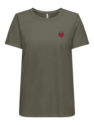 ONLY - T-shirt - Lalli grün - Gr. - M