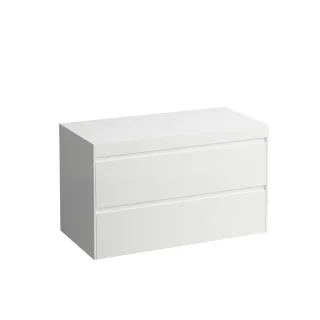 Laufen Waschtischunterschrank und Waschtisch-Platte LANI 495x985x580 H4045601122601