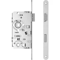 SO-TECH® Einsteckschloss Türschloss wahlweise Buntbart, WC oder Profilzylinder, Links, WC, Dornmaß 55, St. 20r, 2150049