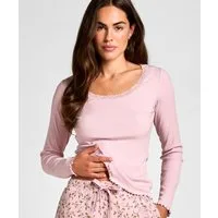 Hunkemöller Pyjama Top Jersey Lace