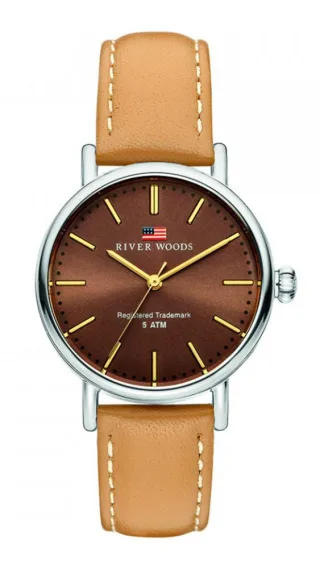 River Woods Oswego Braun Damen Armbanduhr RW340014