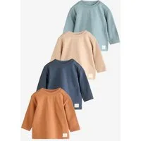 Next Langarmshirt Langarmshirts für Babys, 4er-Pack (4-tlg)