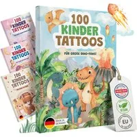 Eulentaler Kindertattoo I 100x hautfreundliche Kindertattoos I Von Pädagogen empfohlen, [Dermatest: Sehr Gut] Made in Germany, I Geburtstagsmitgebsel + Ausmalbilder