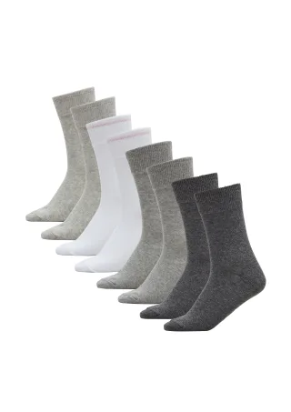 s.Oliver Socken "essentials" 8 Paar, 8 Paar tlg. mit weichem Bund