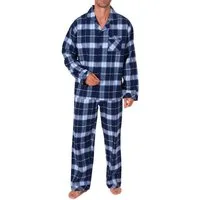 Normann Pyjama Normann Herren Flanell Schlafanzug Pyjama - auch in Übergröße