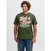Jack & Jones PlusSize T-Shirt JJELOGO TEE SS ONECK 2 COL AW25 NOOS PLS