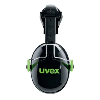 uvex K1H Helmkapselgehörschutz SNR 27 dB Größe S/M/L schwarz/grün - 2600201