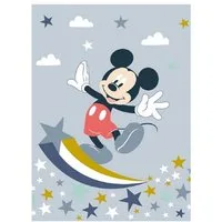 Wohndecke Weiches & leichtes Decke für Bett & Sofa (110x150 cm), Disney Mickey Mouse