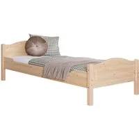 Ticaa Bettgestell Massivholz Doppelbett Einzelbett Rita Kiefer Natur