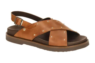 Pikolinos Damen Sandale W7Z-0995 AITANA braun Riemchen Kreuzriemen