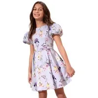 LIPSY Partykleid Lipsy Festliches Scuba-Kleid mit Puffärmeln (1-tlg)