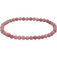 Lebensquelle Plus Armband Rhodonit, facettiertes Armband, 4 mm