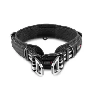 Wolters Active Pro Halsband Halsband Hundehalsband schwarz/ silber M