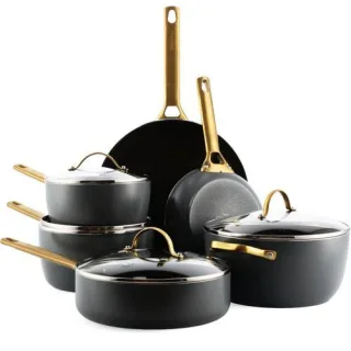 GreenPan Padova Reserve 6 Tlg Topf&Pfannenset Schwarz