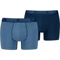 PUMA Boxershorts PUMA MEN EVERYDAY BASIC BOXERS 2P (Packung, 2er Pack) mit Puma Webbund