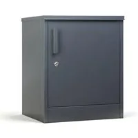 Zedelmaier Paketbox Paketbox, Großes Paketfach Anthrazit zur Wandmontage, inkl.4 SCHL.