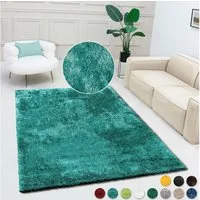 Bruno Banani Teppich Dana Teppich, besonders weich und kuschelig, Kundenliebling, rechteckig, Höhe: 30 mm, uni, Mikrofaser Teppiche, Wohnzimmer, Schlafzimmer, Esszimmer