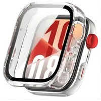 SmartUP Smartwatch-Hülle für Huawei Watch Fit 4 Pro Schutzglas Panzerfolie Display Screen Case, kompletter Rundumschutz