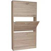 HTI-Line Schuhschrank Schuhschrank Thekla (Stück, 1x Schuhschrank Thekla, ohne Dekoration) Schuhkipper 3 Fächer