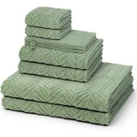 ROSS Handtuch Set Sensual Skin, Walkfrottee (Spar-Set, 8-St), 2 X Wasch- 2 X Gäste- 2 X Dusch- 2 X Handtuch im Set - Baumwolle