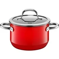 Silit Fleischtopf Passion red, Kochtopf Induktion schneid- und kratzfest, Silargan®, für alle gänigen Herdarten geeignet, Made in Germany