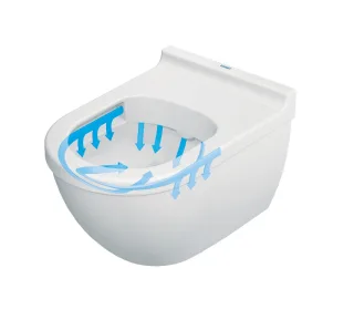 Duravit Starck 3 Wand WC Weiß Hochglanz 540 mm - 2527090000 2527090000