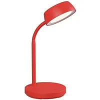 MAUL Tischleuchte MAUL Tischleuchte MAULabby LED 3.000 K Standfuß rot, LED wechselbar