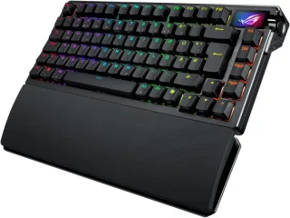 ASUS ROG Azoth Extreme [75% Layout OLED Touchscreen Bluetooth 5.1 USB RGB] schwarz
